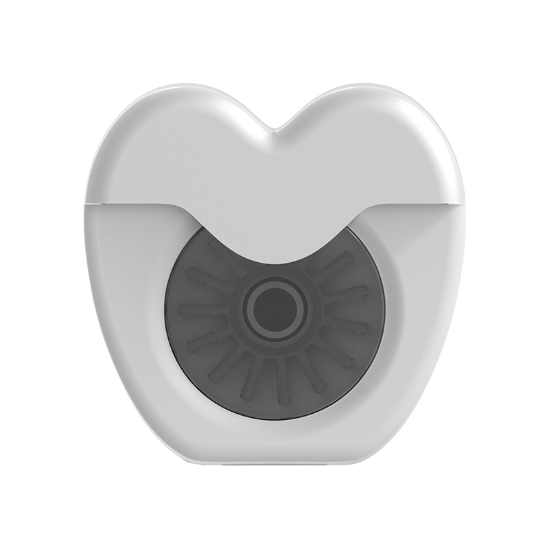 Filo interdentale in SETA morbido ultrafine confezionato in scatola da 50M al gusto pesca, forma LOVE 